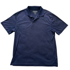Canyon Creek Men's Short Sleeve Polo Golf Shirt Blue Size Large